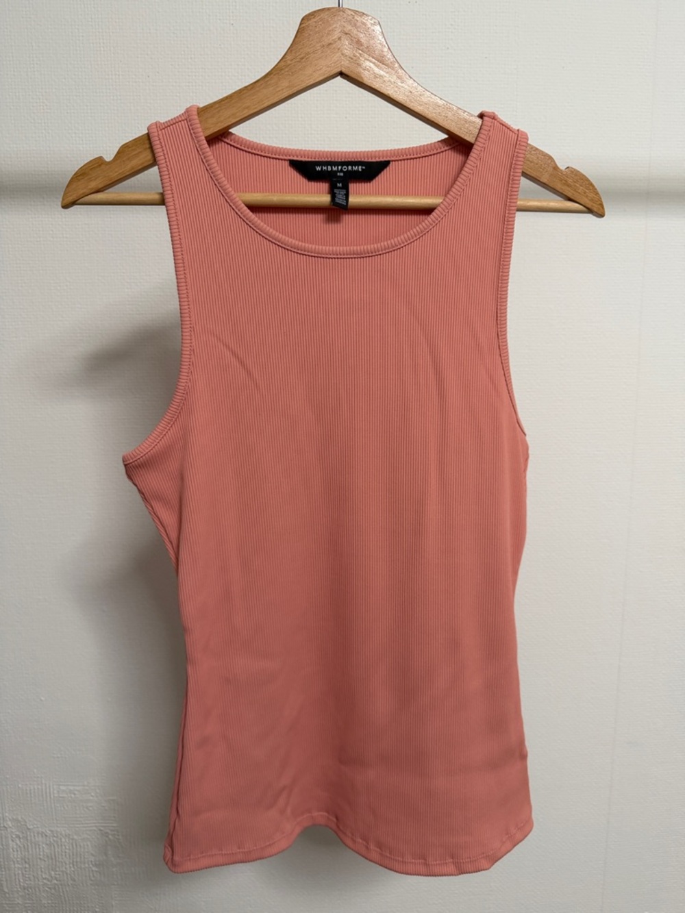 White House Black Market Coral Ribbed Tank Top